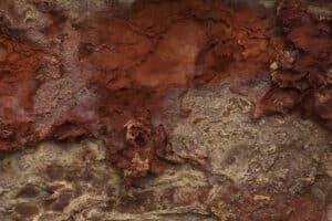 Corrosion on the door of incinerator due to extreme heat. Corrosion protection is a necessity - RAI.